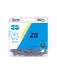 Cadena KMC Z6 - 6 7 velocidades 116 eslabones gris