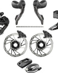 SRAM Force eTap AXS Road Groupset - 2x12-Speed HRD Shift/Brake Levers FM Calipers CL Rotors Chain F/R Derailleurs E1