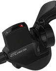 Mando de cambio Shimano CUES SL-U6000-L (izquierdo, 2 velocidades, Rapidfire Plus, monocromático, con pantalla óptica), color negro