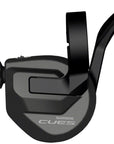 Shimano CUES SL-U8000-L Shifter - Left 2-Speed Rapidfire Plus Mono Black