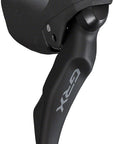 Maneta de cambio/freno Shimano GRX ST-RX600 Pinza de freno de disco hidráulico BR-RX400 (derecha/trasera, 11 velocidades, montaje plano, negro)
