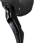 Freno de disco hidráulico Shimano GRX ST-RX400/BR-RX400, palanca de freno/cambio (izquierda), 2 x 10 velocidades, montaje plano, pastillas de resina con aletas, color negro