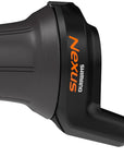 Mando de cambio Shimano Nexus SL-C6001 RevoShift de 8 velocidades - Indicador óptico de marchas Para buje Nexus Inter-8 con engranajes internos BLK