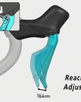 Maneta de cambio/freno Shimano 105 ST-R7170-RE Di2 (derecha, 12 velocidades, negra)