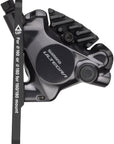 Maneta de cambio/freno Shimano Ultegra ST-R8170E Di2, pinza de freno de disco hidráulico BR-R8170 (izquierda/delantera, 2 unidades, montaje plano, negro)