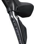 Maneta de cambio/freno Shimano Ultegra ST-R8170E Di2, pinza de freno de disco hidráulico BR-R8170 (izquierda/delantera, 2 unidades, montaje plano, negro)