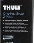 Sistema de bloqueo de una sola llave Thule 450200 (paquete de 2)