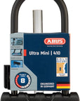 Abus Ultra 410 U-Lock - 3.9 x 7" Keyed Black Includes bracket