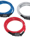 Kryptonite KryptoFlex Keeper 712 4-Digit Combo Cable Lock 4 x 7mm Assorted Colors