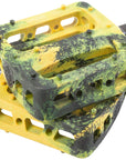 Odyssey Twisted Pro PC Pedals - Platform Composite/Plastic 9/16" Mustard/BLK Swirl