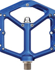 Pedales Spank Oozy - Plataforma de aluminio de 9/16" azul