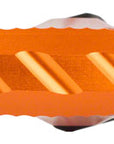 Pedales Wolf Tooth Ripsaw de aluminio - Plataforma de aluminio de 9/16", color negro y naranja