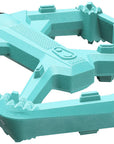Crankbrothers Stamp 0 Pedals - Platform Aluminum 9/16" Turquoise Large