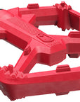 Crankbrothers Stamp 0 Pedals - Platform Aluminum 9/16" Bright Red Large