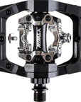Pedales DMR V-Twin de doble cara, automáticos, con plataforma de aluminio de 9/16", color negro