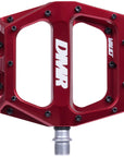 Pedales DMR Vault - Plataforma de aluminio de 9/16", color rojo intenso