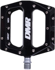 Pedales MIDI DMR Vault - Plataforma de aluminio de 9/16" en negro brillante