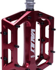 Pedales MIDI DMR Vault - Plataforma de aluminio de 9/16", color rojo intenso