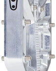 Pedales Crankbrothers Stamp 7 - Plataforma de aluminio de 9/16", pulido plateado, tamaño pequeño