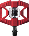 Pedales Crankbrothers Double Shot 1 - Plataforma automática de un solo lado, composite, 9/16", color rojo