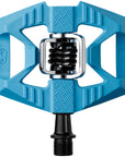Pedales Crankbrothers Double Shot 1 - Plataforma automática de un solo lado, composite, 9/16", azul