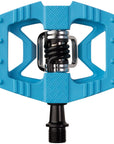 Pedales Crankbrothers Double Shot 1 - Plataforma automática de un solo lado, composite, 9/16", azul