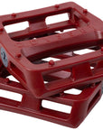 Odyssey Grandstand V2 PC Pedals - Platform Composite/Plastic 9/16" Maroon