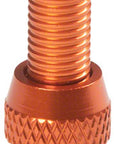 Stans Alloy Valve Stems - 44mm Pair Orange