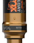 FOX Float Factory Rear Shock - Metric 210 x 50 mm EVOL LV 2-Position Adj 0.4 Spacer BLK/Kashima Coat