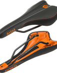 Sillín SDG Radar - Aleación de titanio negro/naranja