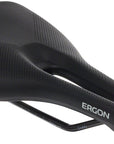 Sillín Ergon SR Sport Gel - Negro cromoly para mujer, talla pequeña/mediana
