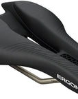 Sillín de triatlón Ergon SR para mujer, color negro, parte delantera