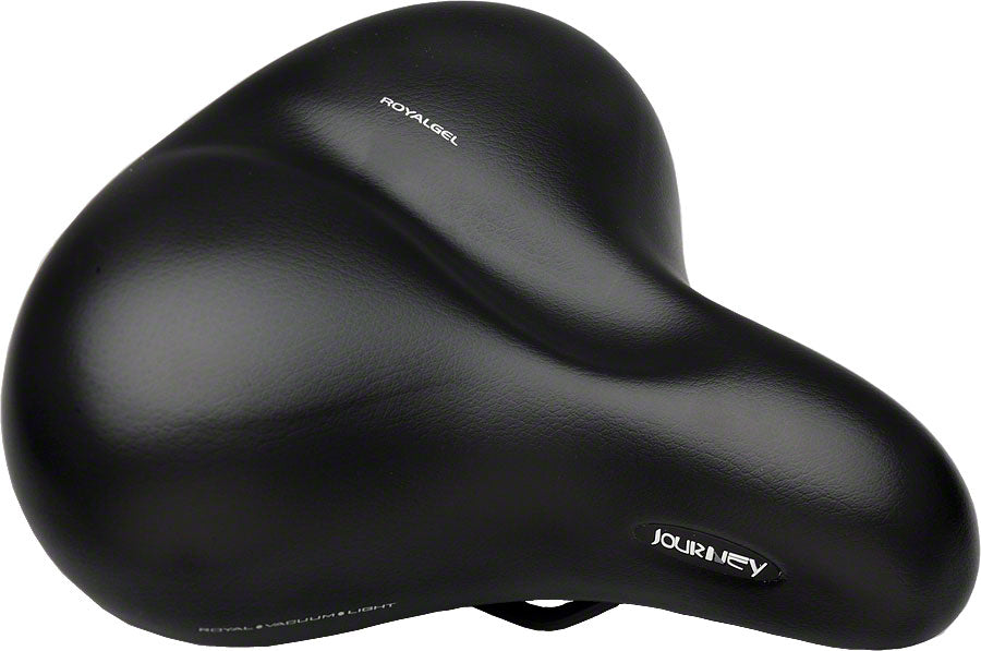 Sella Selle Royal Journey Premium: Larga 275x251 Mm, Imbottitura Royalgel, Unisex Nera | Comfort Per City Bike
