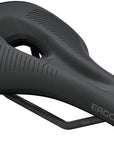 Sillín Ergon SMS Comp - TiNox SL Negro para hombre talla pequeña/mediana