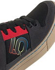 Zapatillas planas Five Ten Freerider para hombre, color negro/carbono/lima pulso 12