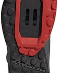 Zapatillas de ciclismo Five Ten Trailcross Pro Mountain sin clip para mujer, gris/negro/rojo, talla 5.5
