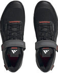 Zapatillas de trailcross de montaña Five Ten para hombre, color negro/gris tres/rojo, talla 9.5