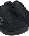 Zapatillas planas Five Ten Freerider para mujer, color negro/negro/gris, Six 10