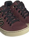 Five Ten Freerider Canvas Flat Shoes - Womens Quiet Crimson/Core Pulse Lime 10
