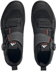 Zapatillas de ciclismo Five Ten Trailcross Pro Mountain sin clip - Mujer Gris Five/Core BLK/Rojo 8.5