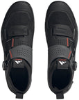 Five Ten Trailcross Pro Mountain Clipless Shoes - Mens Gray Five/Core BLK/Red 7.5