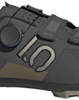 Five Ten Kestrel BOA Mountain Clipless Shoes - Mens Gray Six/Silver Pebble/Olive Strata 15