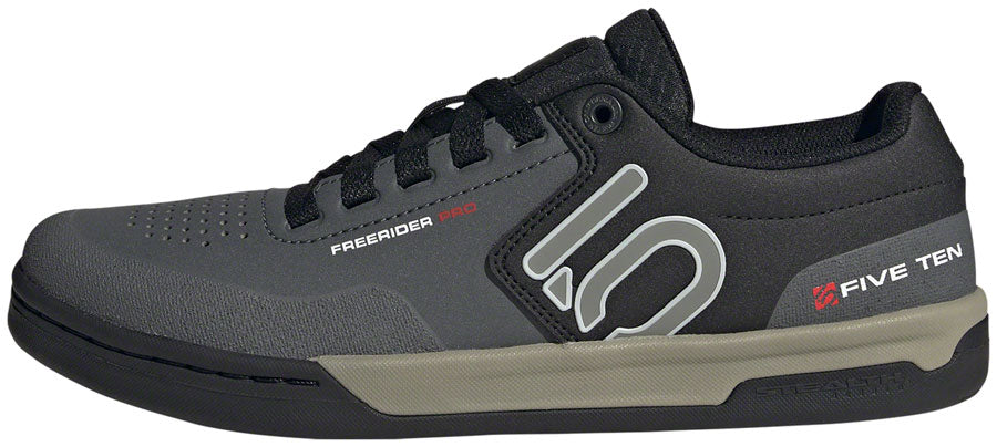 Five Ten Freerider Pro Flat Shoes Mens Gray Six/Silver Pebble