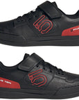 Zapatillas de ciclismo Five Ten Hellcat Mountain sin clip para hombre, color negro/rojo/blanco FTWR 6