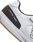Zapatillas de ciclismo Five Ten Hellcat Mountain sin clip para hombre, color blanco/negro/rojo, talla 7.5