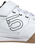 Zapatillas de ciclismo Five Ten Hellcat Mountain sin clip para hombre, color blanco/negro/rojo, talla 7.5