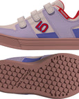 Five Ten Freerider Kids VCS Flat Shoes - Putty Mauve/Pure Ruby/Semi Cobalt Blue 13K