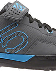 Zapatillas de ciclismo de montaña Five Ten Kestrel Lace sin clip - Gris Five para mujer / Cian Shock / Negro Core 5.5