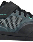Zapatillas de ciclismo de montaña Five Ten Hellcat Pro Clipless para mujer, color negro/blanco cristal/gris sólido DGH 9