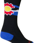 SockGuy Crew Cogorado Socks - 6" Black Small/Medium